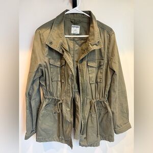 Old Navy Women's Utility Jacket in Olive Green